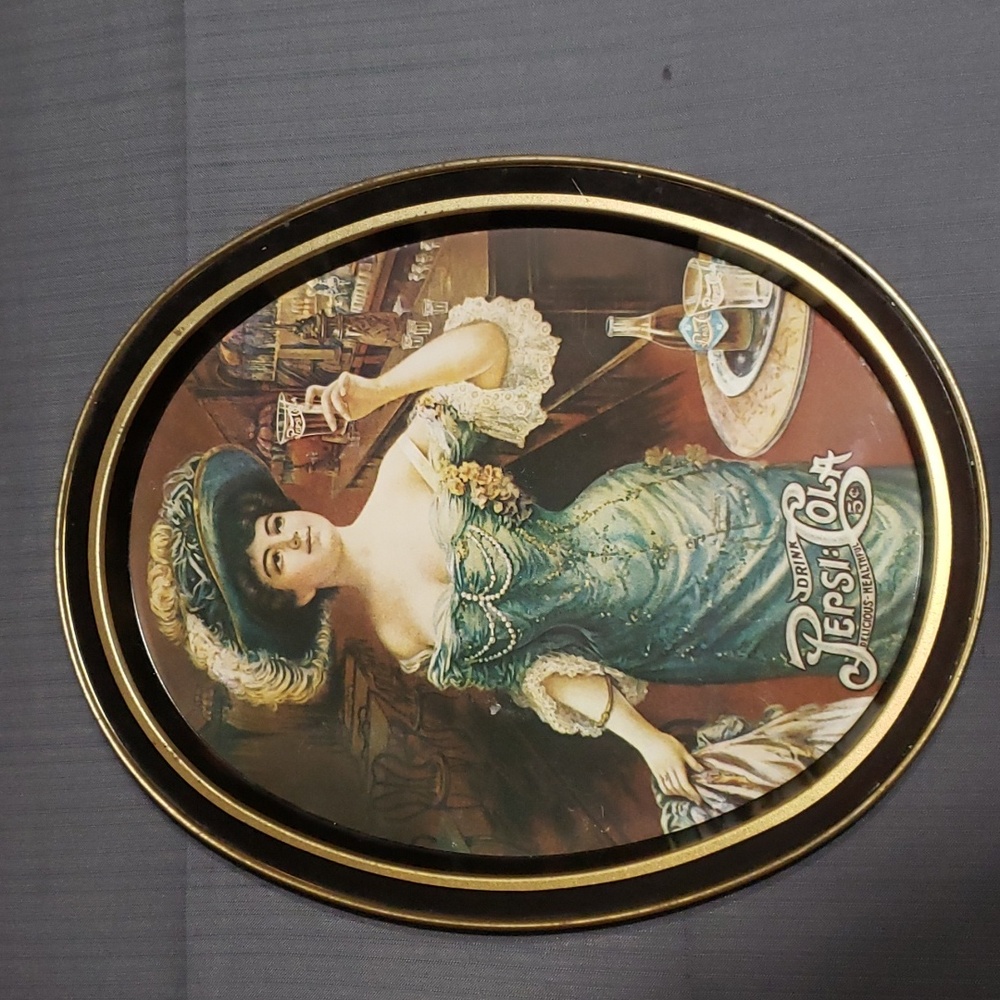 VINTAGE Pepsico , Fabcraft Inc Frenchtown, NJ Made in USA Pepsi Serving Tray.